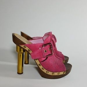 Louis Vuitton Monogram Denim Clog